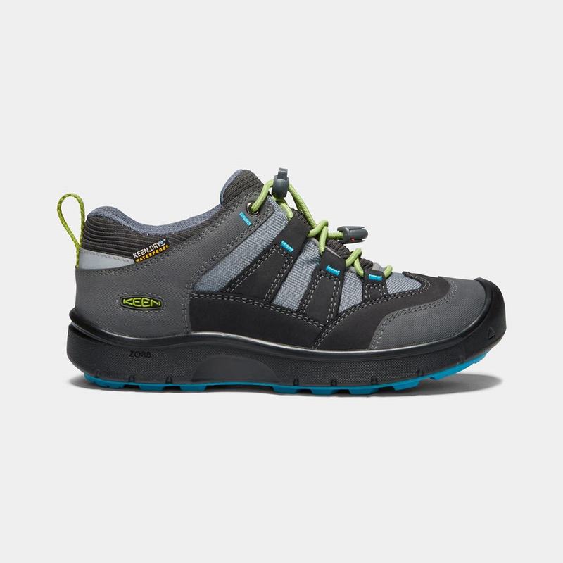 Keen Hikeport Waterproof - Çocuk Spor Ayakkabı - Siyah/Gri/Yeşil - Türkiye (694027XRO)